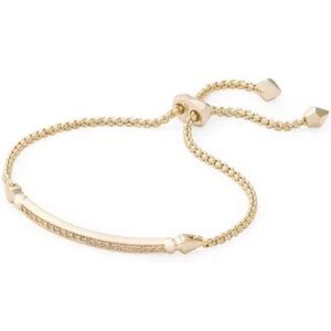 Kendra Scott Ott Adjustable Chain Bracelet in Gold